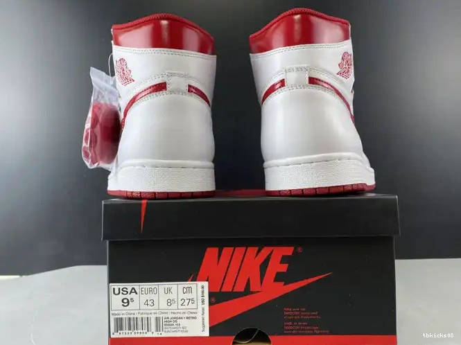 Reps TBkick 555088-103 Retro (2017) Air Jordan Red 1 Metallic 0524